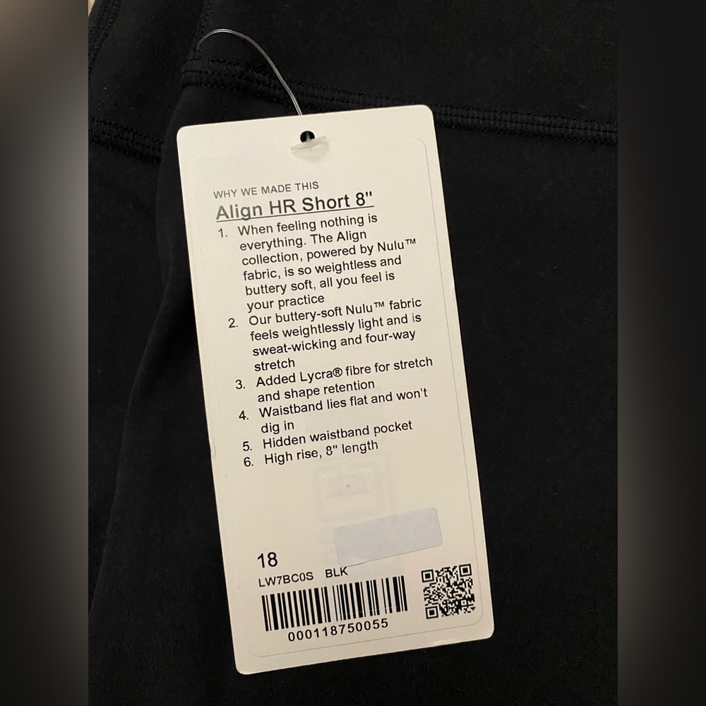 lululemon athletica Black High-Rise Athletic Shorts